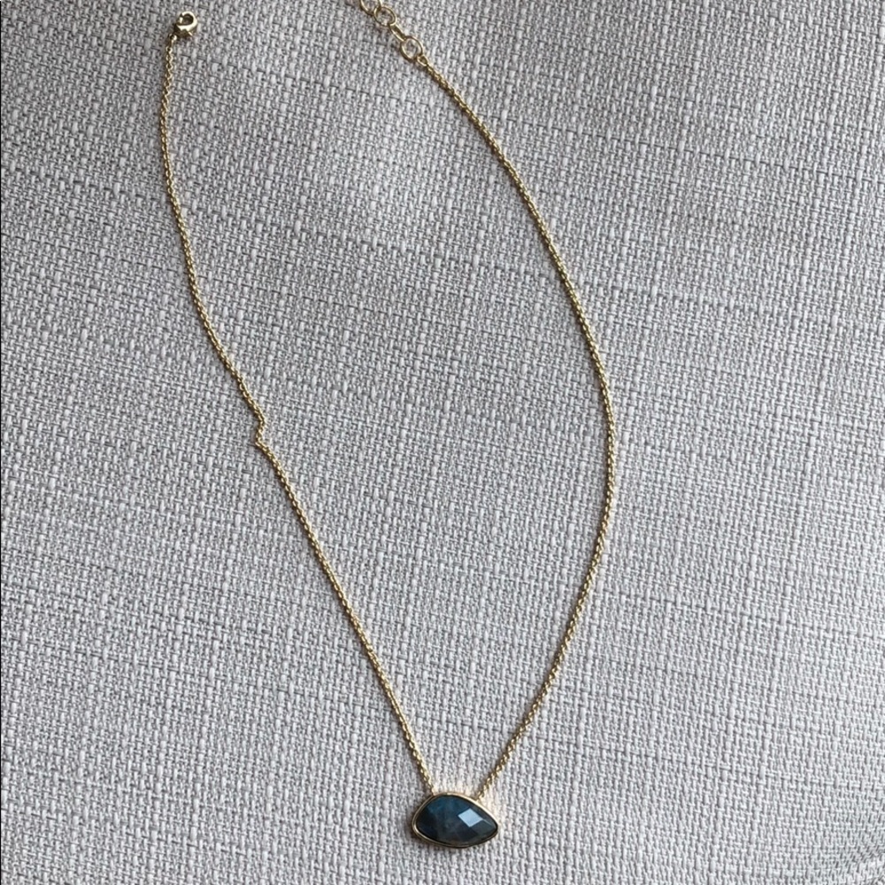 Marcia Moran Gray Stone Necklace